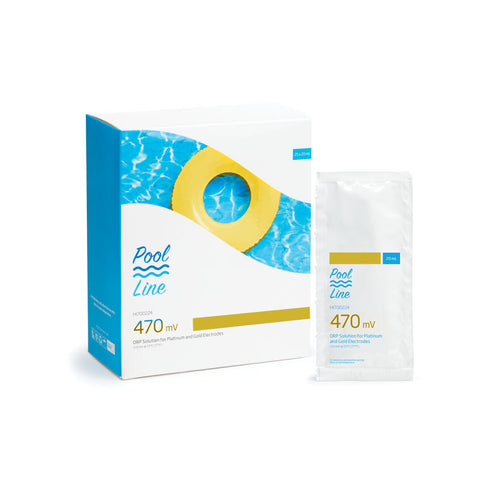 Pool Line Testoplossing 470mV voor ORP/redox, 25 zakjes van 20 ml HI700224P