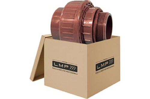 3-delig kopp 63mm x 2"+ o-ring voor pump/filter. Per 36 st