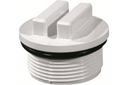 Stop te schroeven 1 1/2” met seals donkergrijs