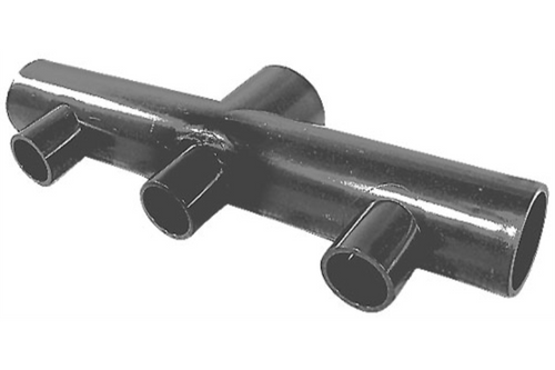 Verzamelbuis PN16, 63 mm naar 3 x 50 mm te lijmen