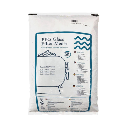 Glass Filter Media Grade 3 - 2mm - 5mm Grof Filterglas Voor Zandfilter