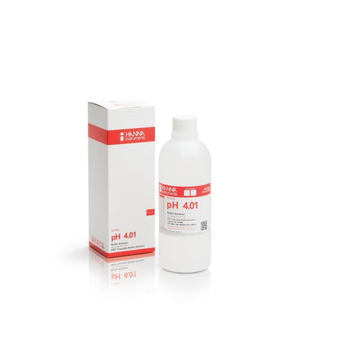 Kalibratievloeistof pH 4,01, fles 500 ml HI7004L