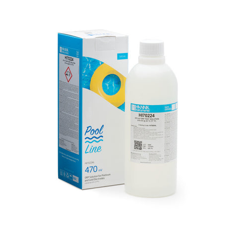 Pool Line Testoplossing 470mV voor ORP/redox, fles van 500 ml HI70224L