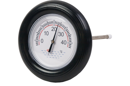 Boeivormige thermometer met zwarte boei, 6 per doos